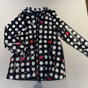 Jacadi Girl Raincoat with polka dot